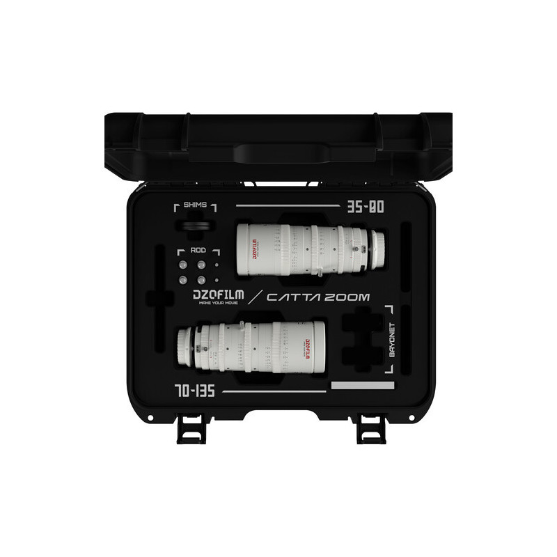 Kit 35-80 et 70-135 T2.9 CATTA White monture E Kit 35-80 et 70-135 T2.9 CATTA White monture E