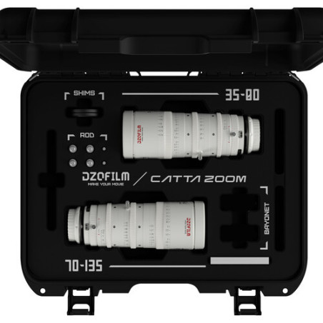 35-80 + 70-135 T2.9 Catta Zoom White E DZOFILM