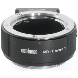 Minolta MD Lens to Sony E-mount Camera T Adapter (Black)