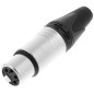 Professional XLR Female 4-Pin Connector Professional XLR Female 4-Pin Connector