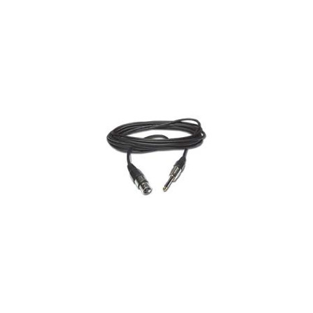XLR Femelle - Jack mono 6.35 6mètres Audiophony