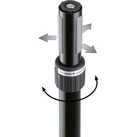 21467 - Standard - 2,2 m. Charge 50 kg. Ring Lock Standa