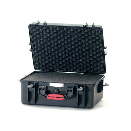 Resin case with precut cubed foam  Resin case with pre