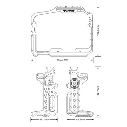 TA-T50-FCC-TG Full Camera Cage for Panasonic S5 II/IIX - Tilta