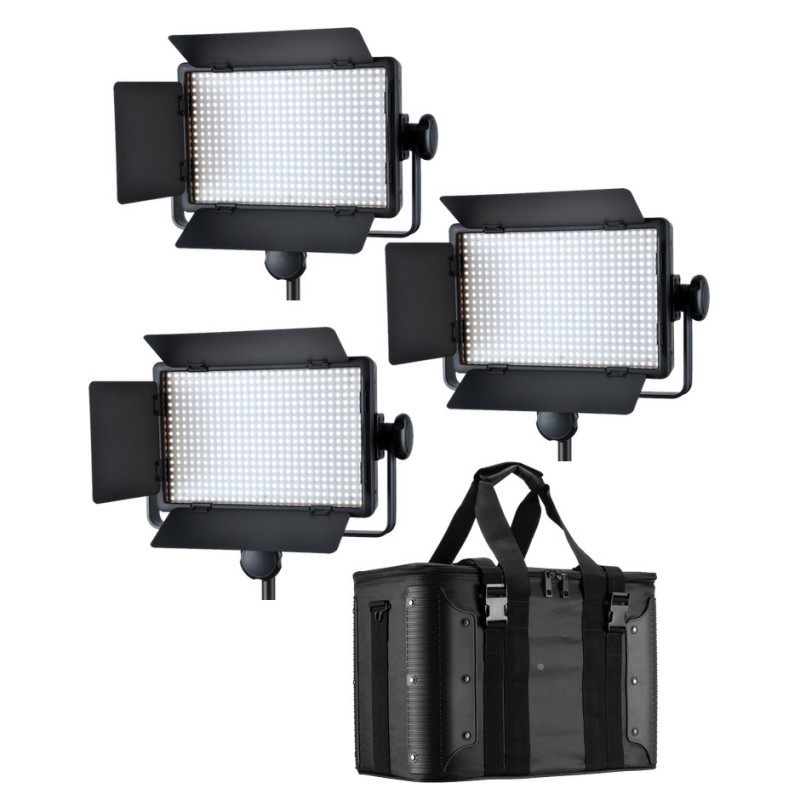 LED500W kit 3 panneaux led
