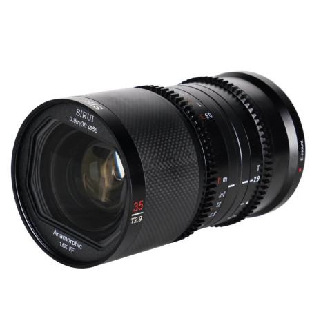 35mm T2.9 1.6x Carbon Fiber FF Anamorphic E Sirui