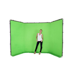 Fond panoramique vert  Chromagreen 4m Fond panoramique v Manfrotto