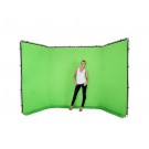 Fond panoramique vert  Chromagreen 4m