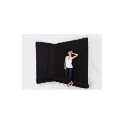 Fond panoramique vert Chromagreen 4m larg sur 2.3m haut