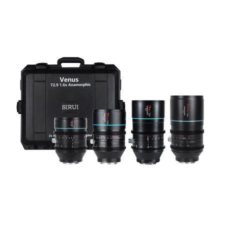 Kit 4 optiques anamorphiques Venus 35+50+75+100 monture E Sirui