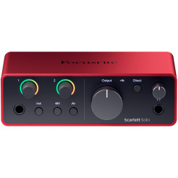 Scarlett G4 - Scarlett Solo 4th Gen - 2 in / 2 out - USB-C FOCUSRITE