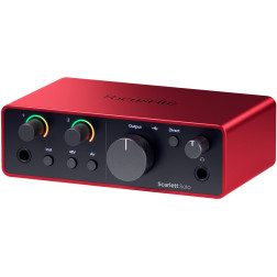 Scarlett G4 - Scarlett Solo 4th Gen - 2 in / 2 out - USB Focusrite