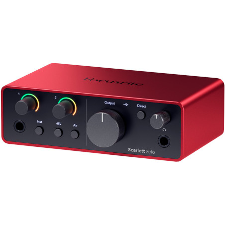 Scarlett G4 - Scarlett Solo 4th Gen - 2 in / 2 out - USB-C FOCUSRITE