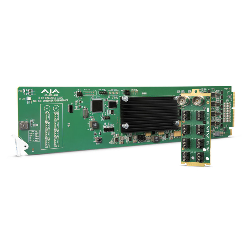 openGear 12G-SDI - Analog Audio Embedder/Disembedder