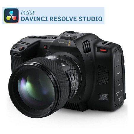Cinema Camera 6K Capteur Plein Format Monture L Blackmagic Design