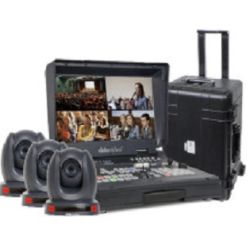 Kit switcher, camera control, 3x PTC-140T and protective enclosure DataVideo