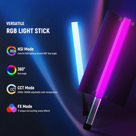 CL124 RGB - HANDHELD RGB VIDEO LIGHT WIT CL124 RGB - HAN