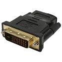 Adaptateur HDMI femelle - DVI mâle droit Noir PBS
