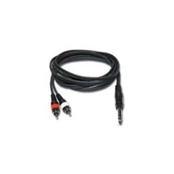 CL 35 3 - Cordon ligne Jack stéréo mâle 6.35mm vers 2x R Audiophony