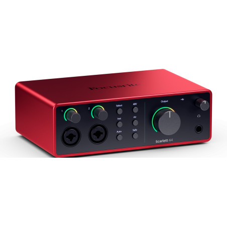 SCARLETT4-4I4 - Scarlett G4 - Scarlett 4I4 4th Gen - 4 i FOCUSRITE