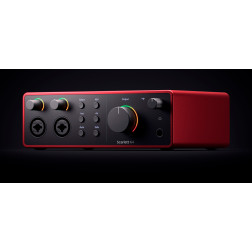 SCARLETT4-4I4 - Scarlett G4 - Scarlett 4I4 4th Gen - 4 in / 4 out - USB-C FOCUSRITE