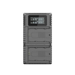 USN4-Pro Chargeur Double batteries type Sony NP-FZ Décou Nitecore