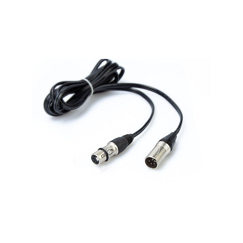Câble XLR 4pin femelle vers male pour S-3802 Câble XLR 4pin femelle vers male pour S-3802