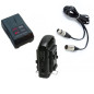 Kit 2 batteries V-Mount 95Wh et 1 chargeur double avec sortie XLR4 Kit 2 batteries V-Mount 95Wh et 1 chargeur double avec sortie XLR4