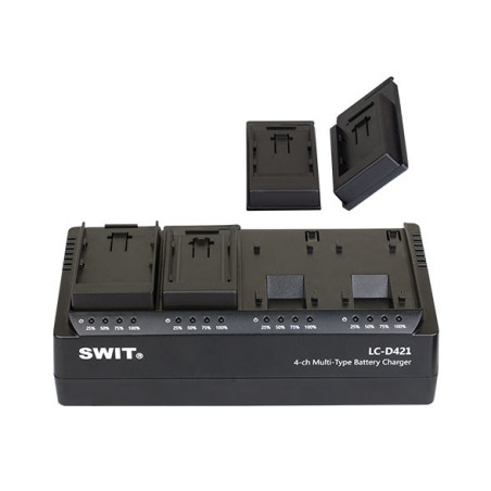 LC-D421I Kit Chargeur 4 batteries type JVC SSL SWIT LC-D Swit