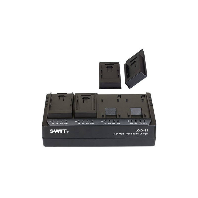 LC-D421V Kit Chargeur 4 batteries type JVC BN-VF