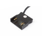 Gold Mount / XLR 4 Pins connector Gold Mount / XLR 4 Pins connector