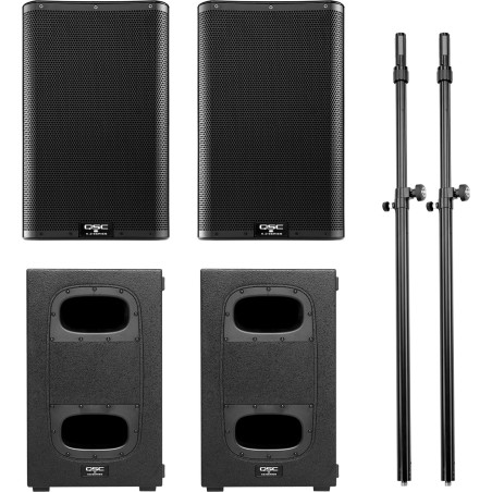 K10-KS212C-BUNDLE QSC PRO AUDIO