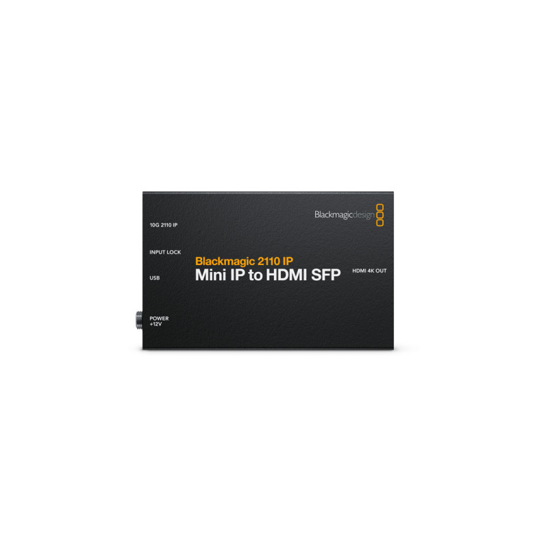 Blackmagic 2110 IP Mini IP to HDMI SFP Blackmagic 2110 IP Mini IP to HDMI SFP