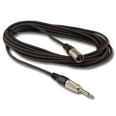 XLR male Jack 6.35 male 3m Audiophony