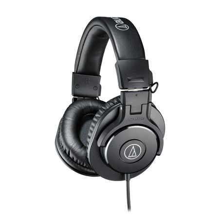Closed-Back Monitor Headphones, 15 Hz to 22 kHz, 47 Ohms (Blac Audiotechnica