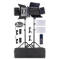 Kit Reportage 2x Panneaux Leds RGB 36W Kit Reportage 2x Panneaux Leds RGB 36W