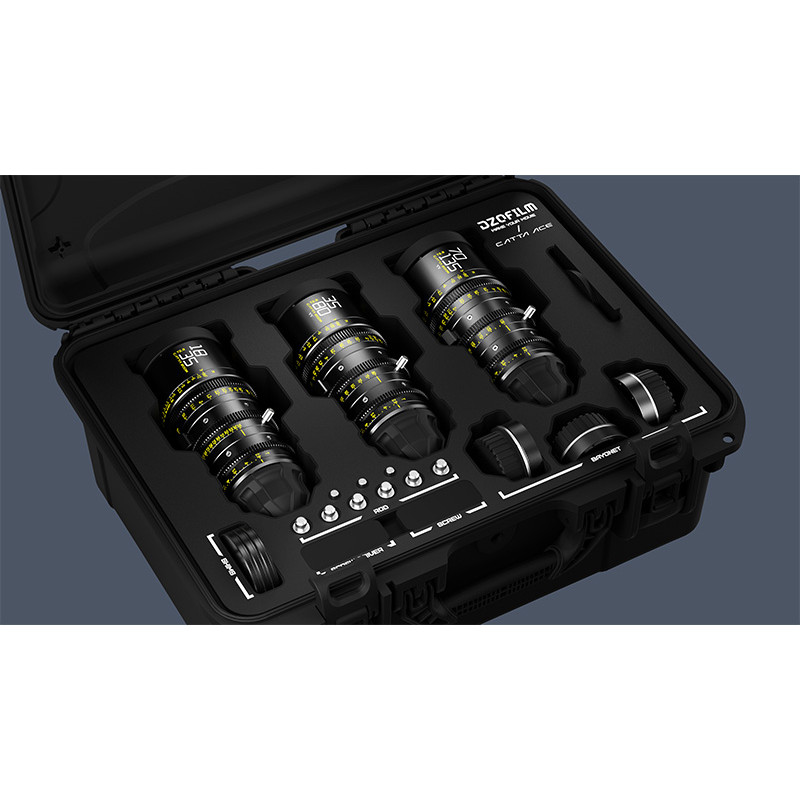 Catta Ace Bundle_18-35/35-80/70-135 T2.9-PL/EF Mount (black metal)_with Case Catta Ace Bundle_18-35/35-80/70-135 T2.9-PL/EF Mount (black metal)_with Case