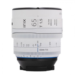 65mm T1.5 PL Optique Cine blanche echelle Metrique Irix