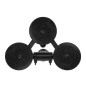 Grip triple Ventouses aspiration