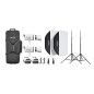 LA300R Litemons RGB LED Video Light 2-light kit