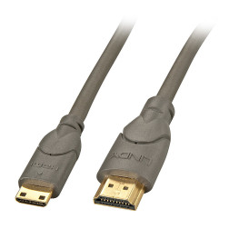 Câble mini HDMI/HDMI, 0.5m Câble mini HDMI/HDMI, 0.5m    Lindy