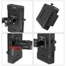 SmallRig Advanced V-Mount Battery Mount Plate with Dual SmallRig