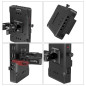 SmallRig Advanced V-Mount Battery Mount Plate with Dual 15mm Rod Clamp 3203B