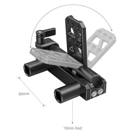 SmallRig 2802 Dual 15mm Rod Battery Hinge SmallRig