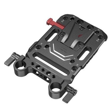 SmallRig 3016 V Mount Battery Plate with Dual 15mm Rod Clamp SmallRig