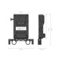 SmallRig 3498 V Mount Battery Adapter Plate (Basic Version) with Dual Rod Clamp