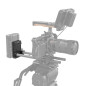 SmallRig 3498 V Mount Battery Adapter Plate (Basic Version) with Dual Rod Clamp