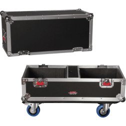 G-TOURSPKR-2K8 - 2 enceintes QSC K8 GATOR CASES
