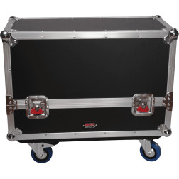 G-TOURSPKR-2K8 - 2 enceintes QSC K8 GATOR CASES