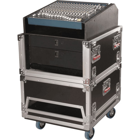 G-TOUR-GRC-1406 - Top 14U + rack 6U intÃ©grÃ© GATOR CASES